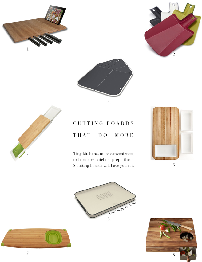 I need one of these! --> 8 Cutting Boards That Do More 