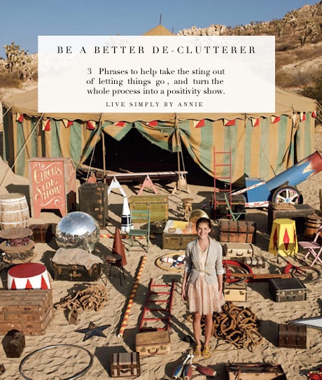 A must read! Simple shifts you can make when decluttering to conquer your stuff for good. 