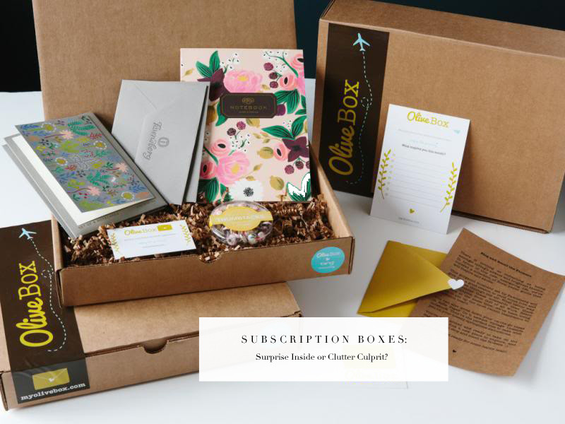 How To Live Simply with subscription boxes.