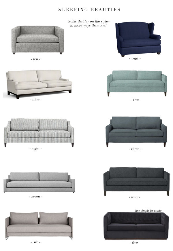 Guests and limited space co-exist!! Super stylish sleeper sofas!