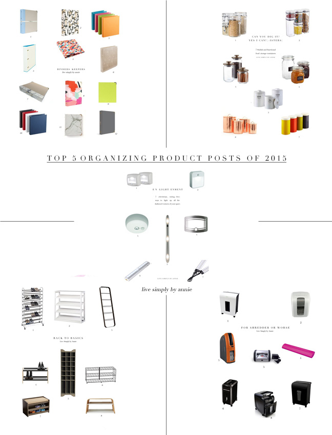 reader chosen--most popular organizing product posts of 2015!
