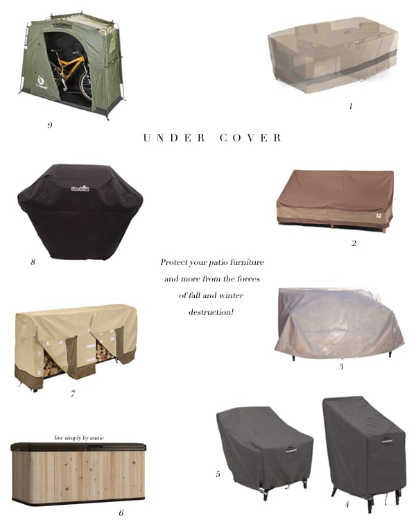 These are 9 of the best outdoor furniture (and more!) covers. Now to order before winter arrives...