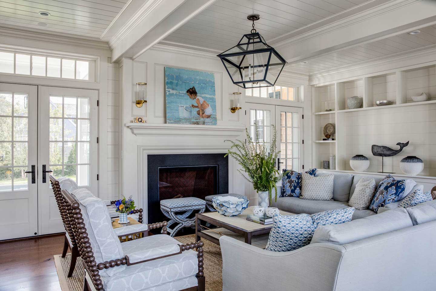 This New England home is the poster child for "coastal chic."
