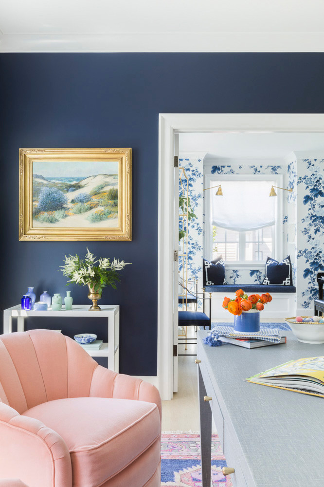 Spotlight On A Pink, White & Blue Home By Caitlin Wilson, photography by Alyssa Rosenheck
