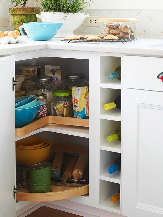 Blind Corner Kitchen Cabinet, How To Organize Corner Kitchen Cabinets