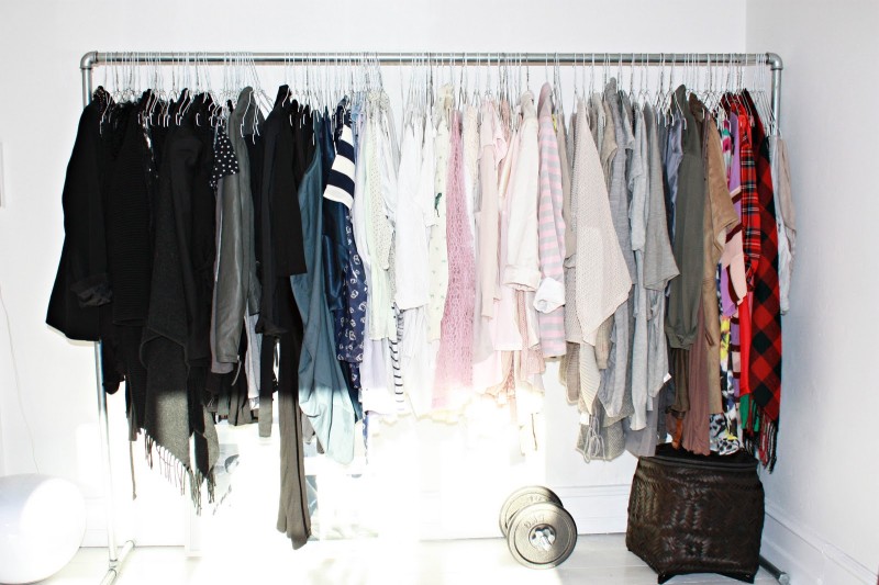 The No Closet Garment Rack Closet (19 Winning Examples + Where To Buy Them) // Live Simply by Annie