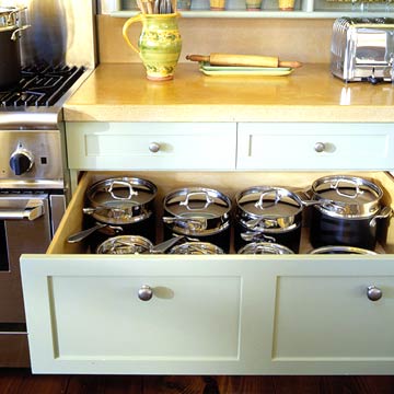 5 Must Haves for Your Kitchen 1) Large (& deep) drawer for your