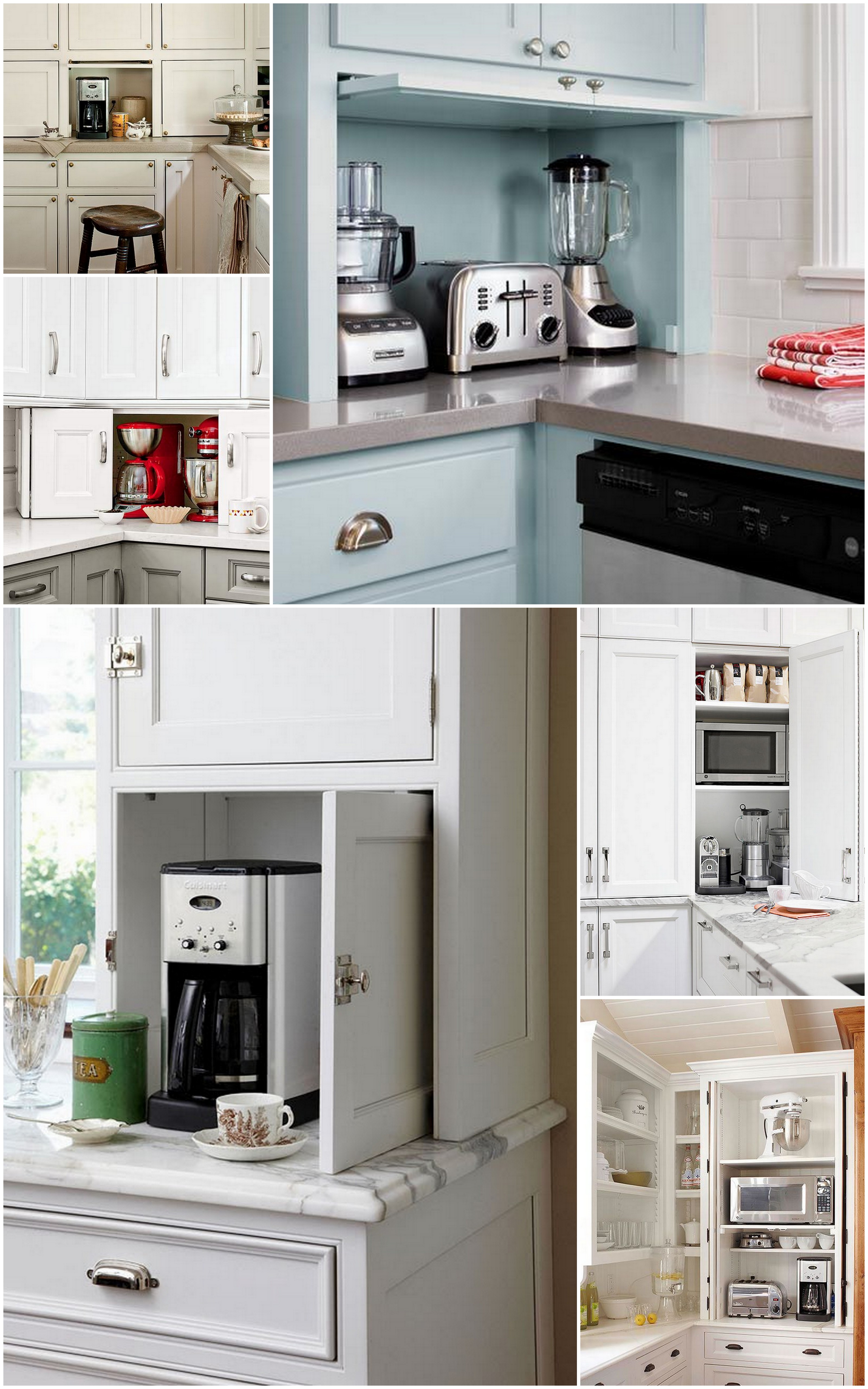 The Ideal Kitchen: Appliance Storage | Live Simply by Annie