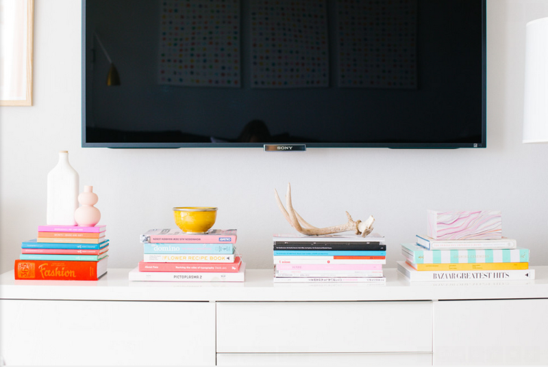 Perfect pastel book styling