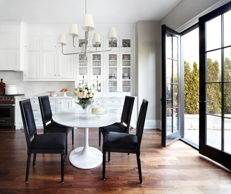 Glamorous dining area by The Design Co. 