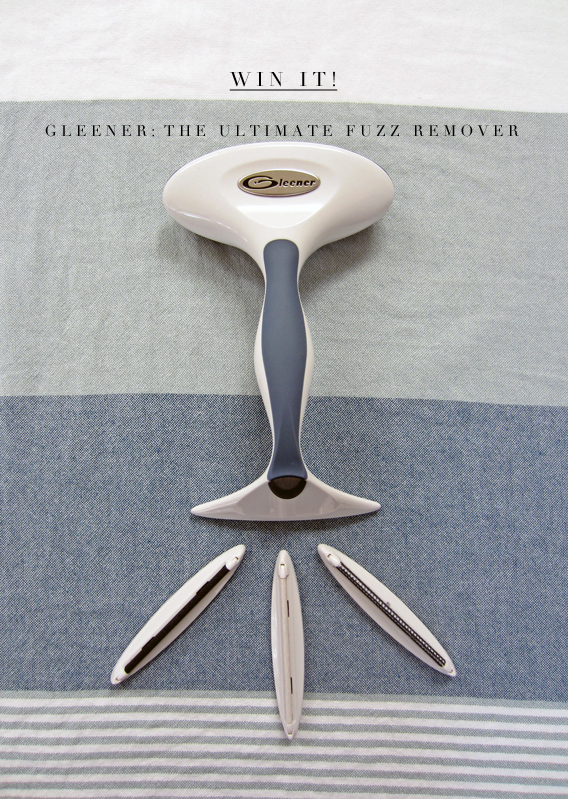 Don't miss your chance to win one of these! Gleener: The Ultimate Fuzz Remover!