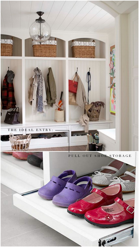 shoe storage in the entryway solved! 