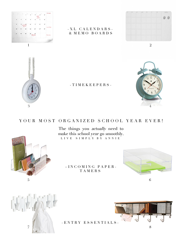 The 4 things you actually need for an organized school year (that most people overlook!)