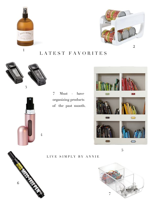 Favorite product list from a professional organizer! 
