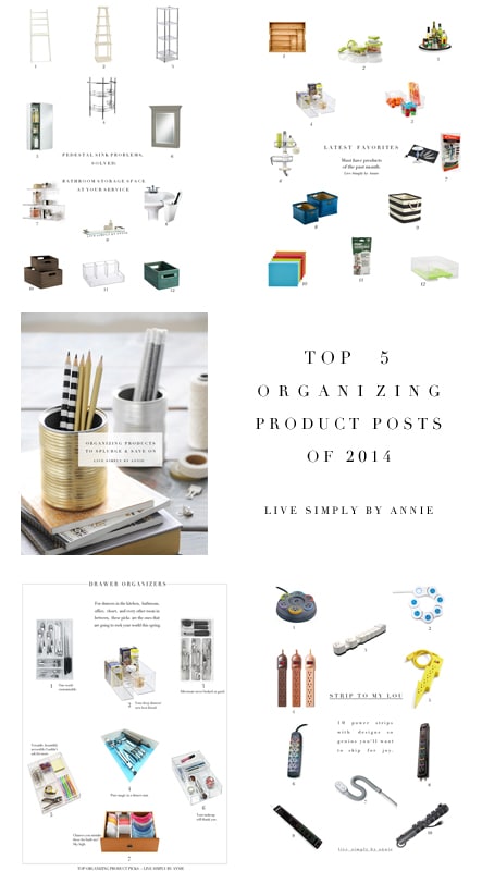 The top 5 organizing product posts of 2014! 