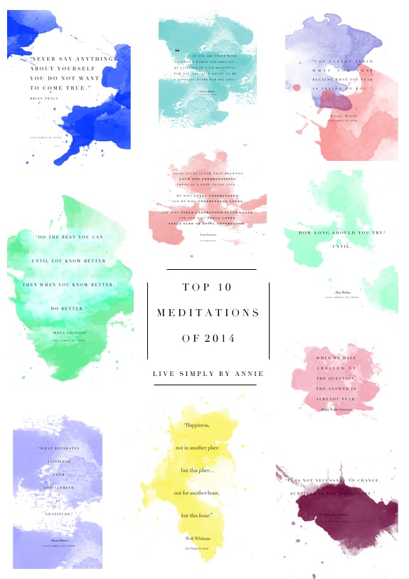 Top 10 meditations of 2014! Pin now, pass them on. 