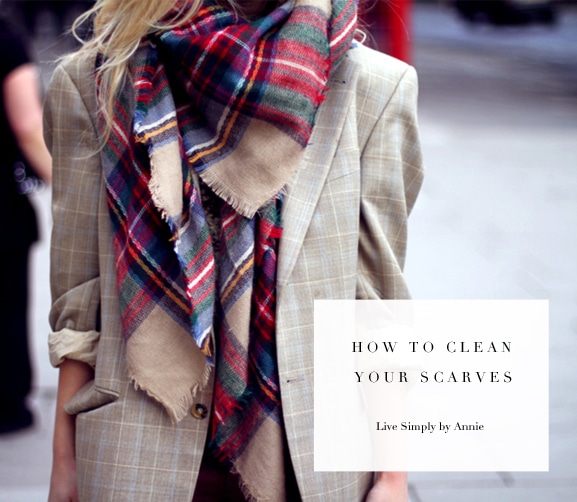 How to clean your scarves! Pin this and do it!