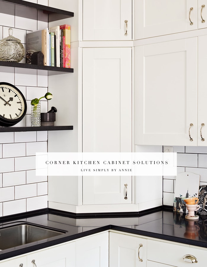 corner kitchen cabinets are the bane of everyone's organizational existence. I'm pretty sure this post should be required reading. Corner kitchen cabinet solutions!  