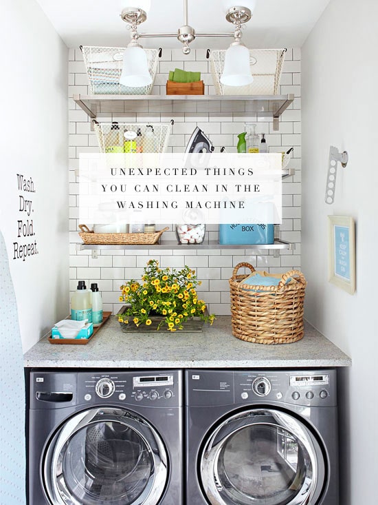 Here's a helpful tip: your washing machine can do far more than you may think. Forget clothing; washing machines can equally clean a whole bevy of household items--from stuffed animals to car mats. Cleaning your world just is about to get so much easier!