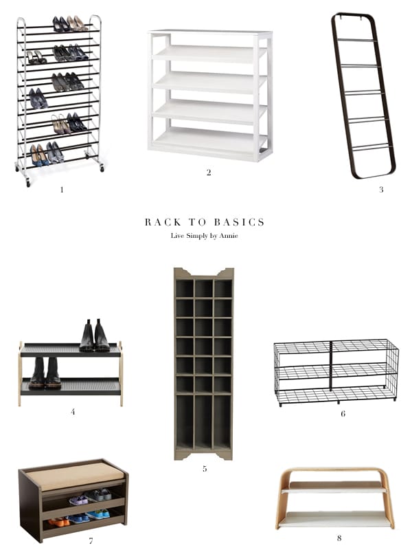 shoe racks for every space! 