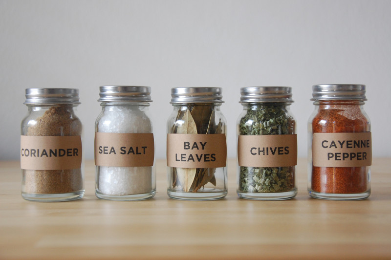 weekend project: decant all my spices into uniform jars.