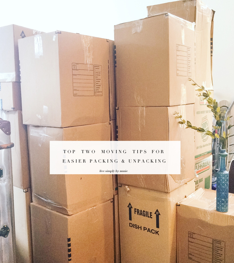 top tips from a professional organizer for easier, speedier packing and unpacking for a move. 