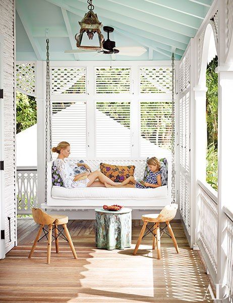 You're going to want to cancel your summer plans when you get a load of these unbelievably dream porch swings...
