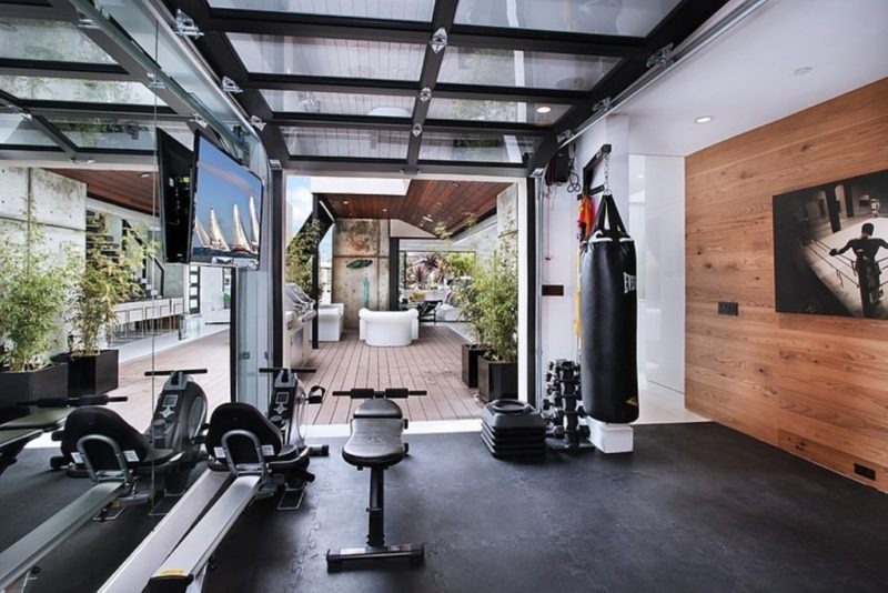 Talk about motivation--these home gyms aren't just stylish, they also come with a view!