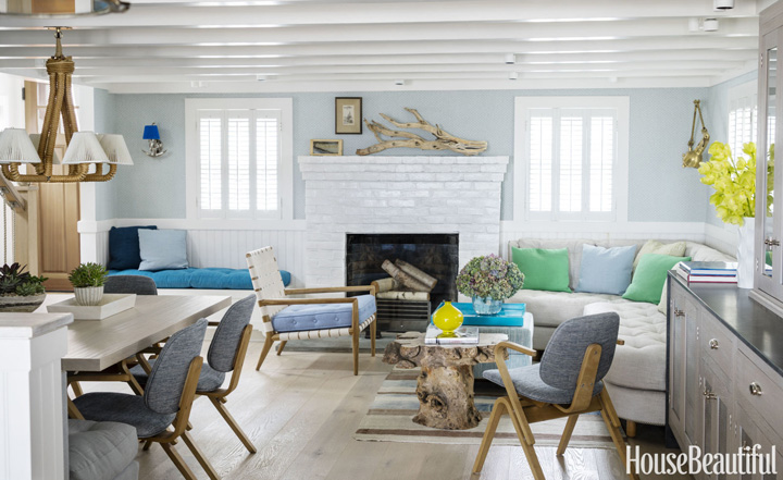 This charming beach retreat by designer Frank Roop started off as a fisherman's shack, if you can believe that!