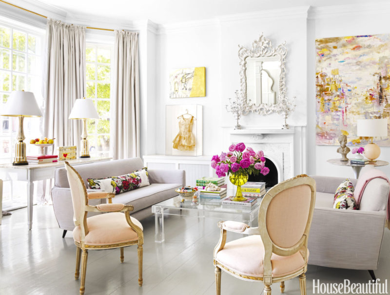 This stylish, family home in Virginia is a study in pink by designer Suellen Gregory...get ready to take notes! 