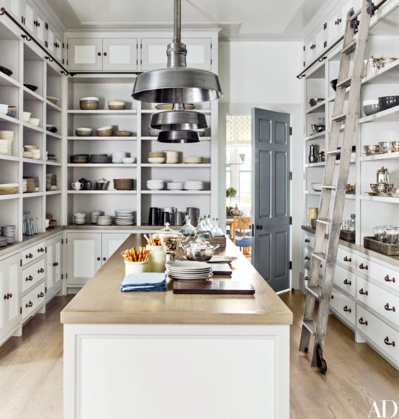 Feast your eyes on a butler's pantry from inside the Bridgehampton home designed by Steven Gambrel