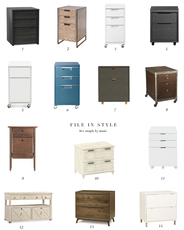 These super stylish filing cabinets might actually make you excited to file! (Maybe.) (They'll help.)