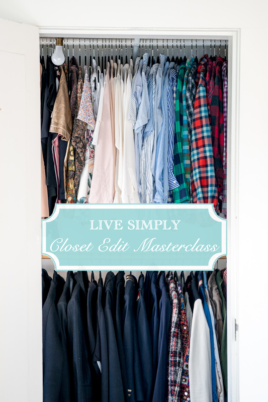 Learn everything you need to know to edit and organize your closet once and for all! 