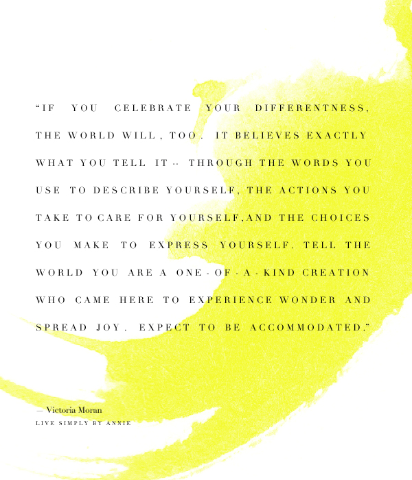 Celebrate your differentness!