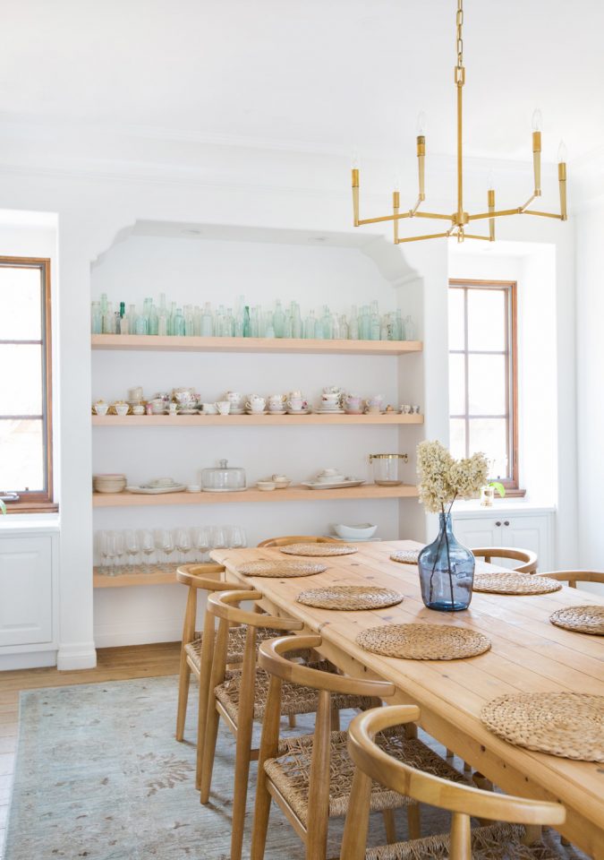 No need for art when you have open shelves like Lauren Conrad's. Her Pacific Palisades was designed by Katherine Carter.
