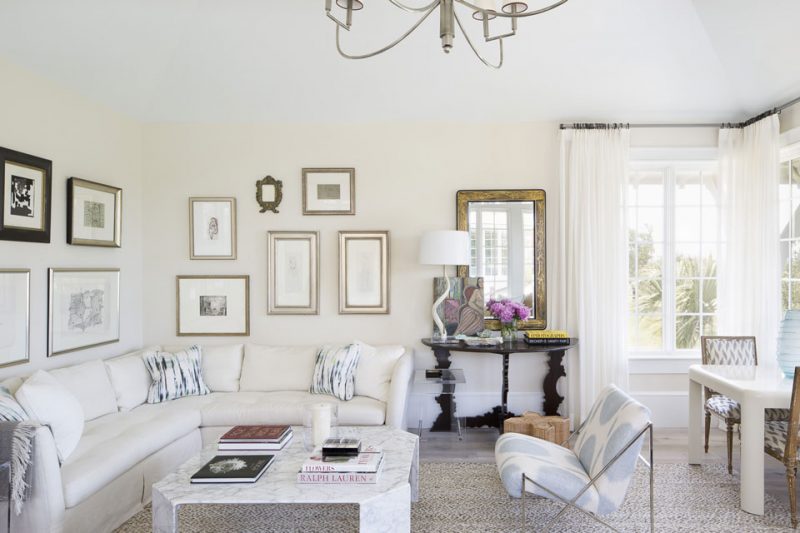 Traditional meets coastal in this home designed by Olivia O'Bryan.