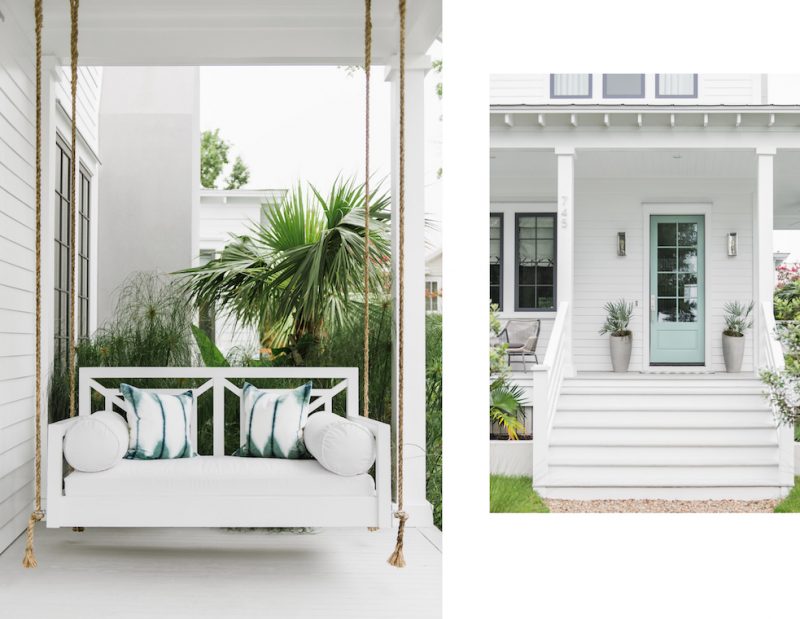 California cool meets Charleston charm in this modern farmhouse by Melissa Lenox. 