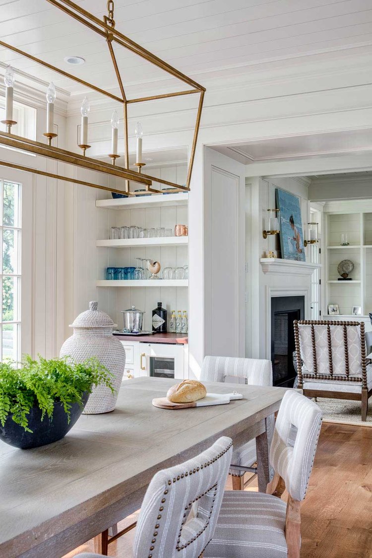 This New England home is the poster child for "coastal chic."