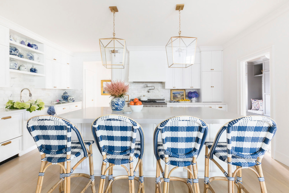 Spotlight On A Pink, White & Blue Home By Caitlin Wilson, photography by Alyssa Rosenheck