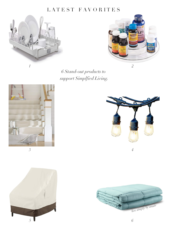 A professional organizer's stand out favorites to support Simplified Living.