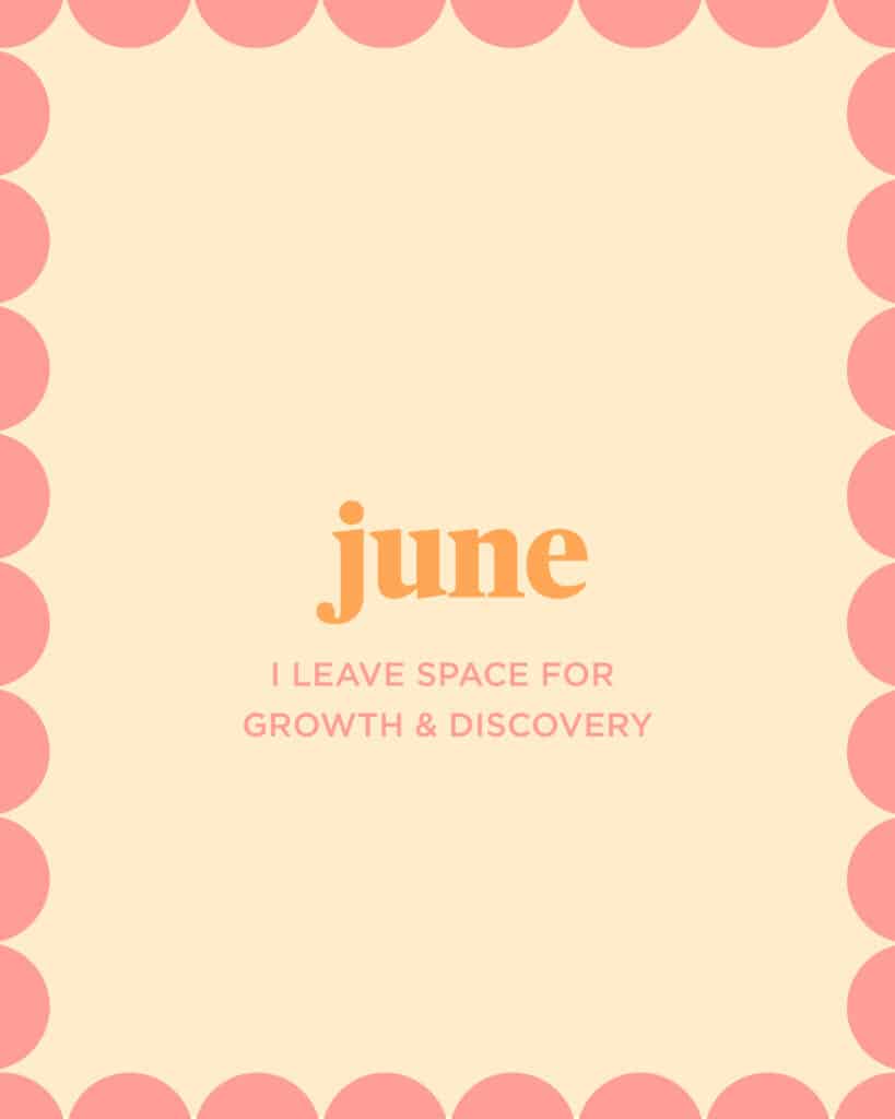 Live Simply Method Monthly Mantra: Room To Grow