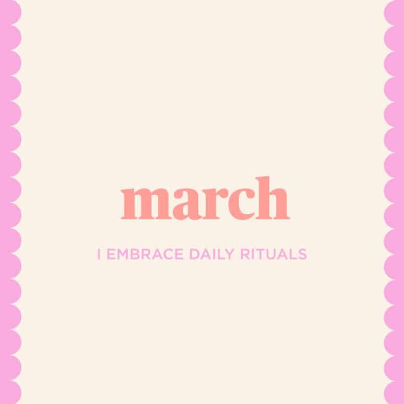 Live Simply Method: Monthly Mantra--Daily Rituals